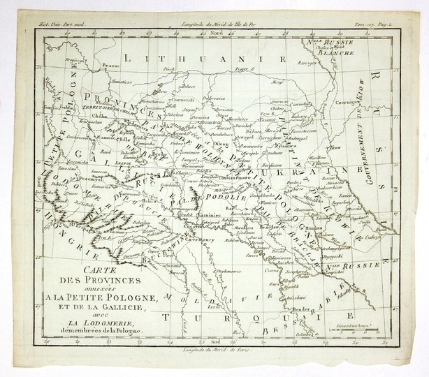 Galicja Mapa Galicji Louisa De La Tour Z Aukcja Internetowa