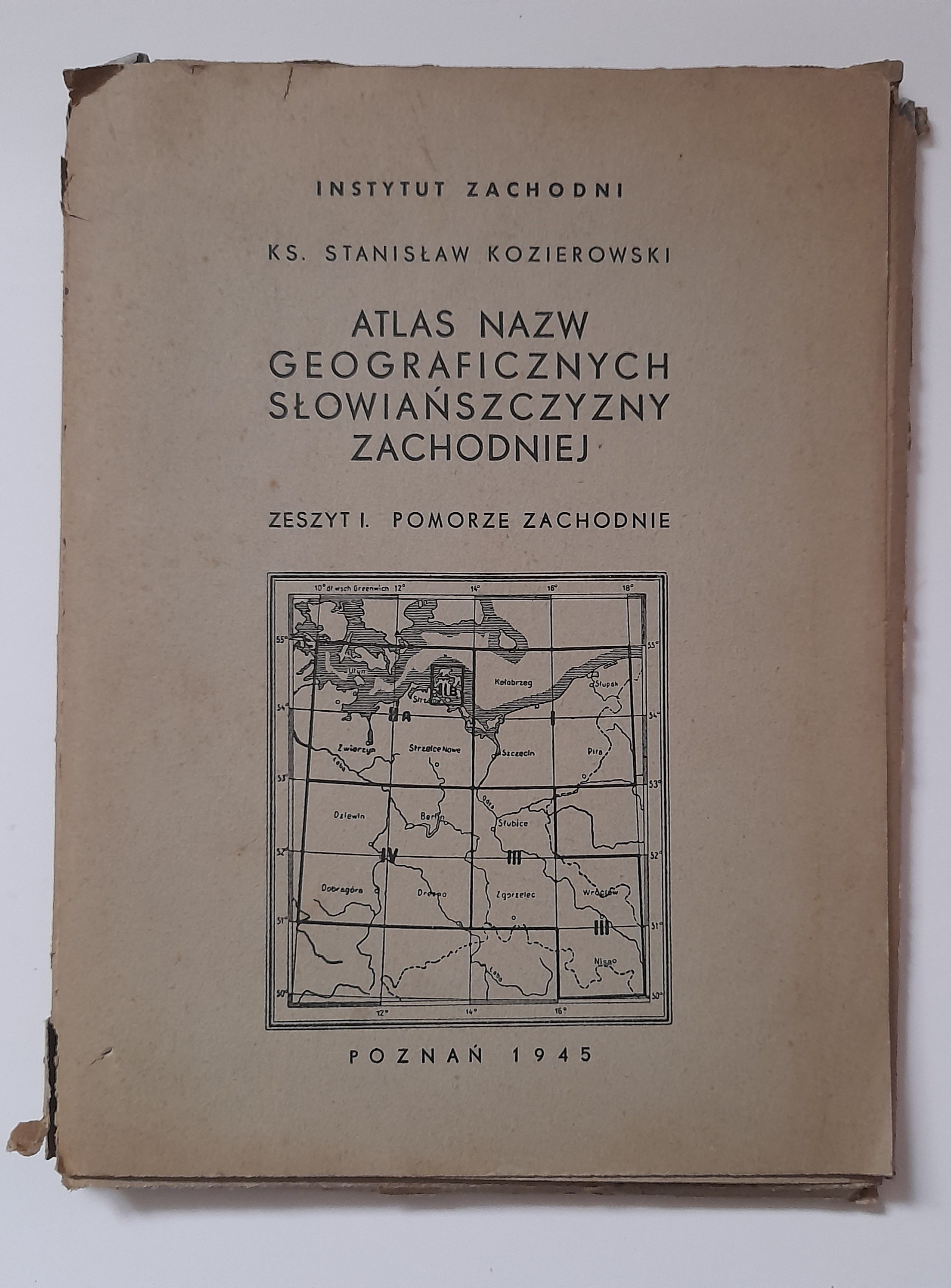 Kozierowski Stanisław Atlas nazw geograficznych słowiańszczyzny