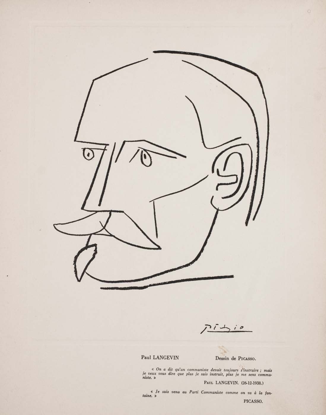 Pablo PICASSO 1881 1973 Portret Paula Langevina Aukcja