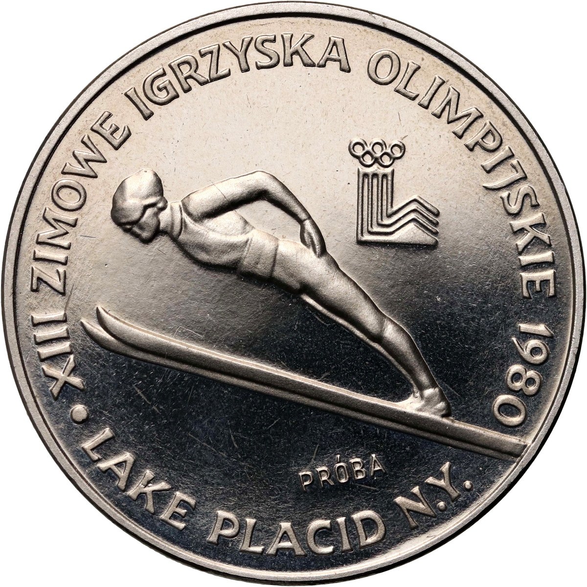 PRL 200 złotych 1980 Igrzyska Olimpijskie w Lake Placid PRÓBA