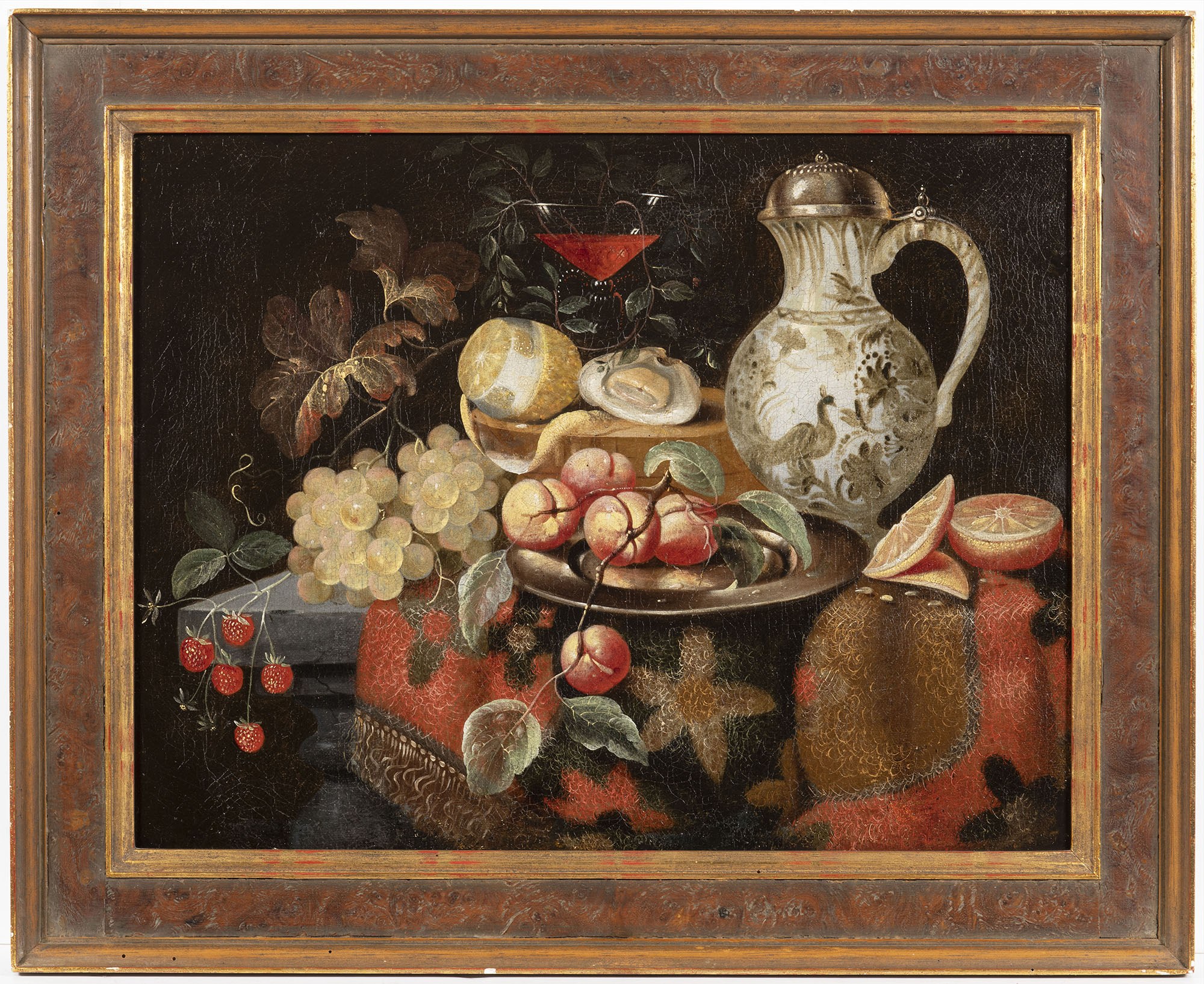 Dutch Painter Of 17th Century Still Life With Fruits Dutch Painter Of