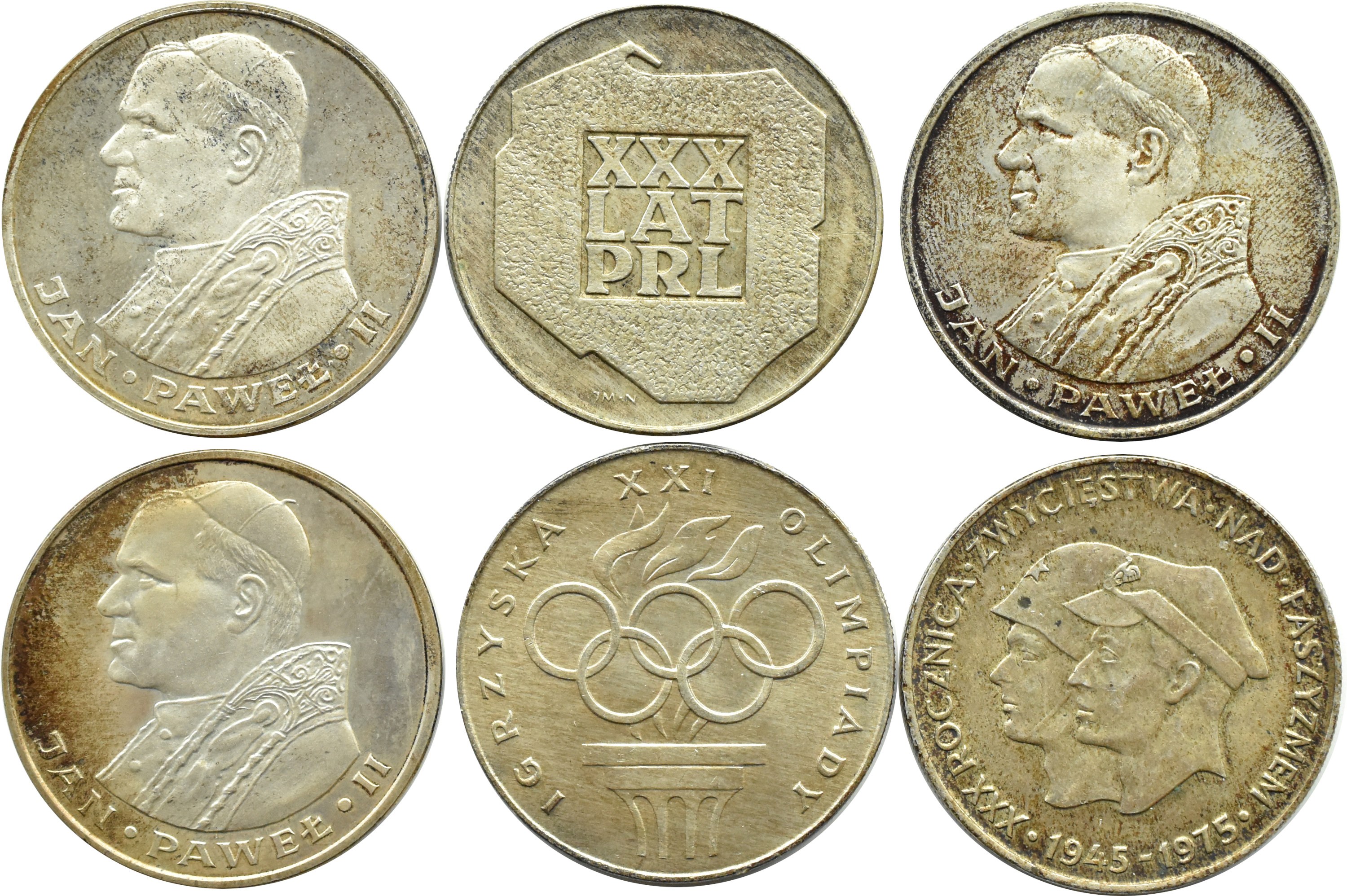 Polska PRL Lot Srebrnych 1974 1983 XXX Lat PRL Olimpiada Faszyzm