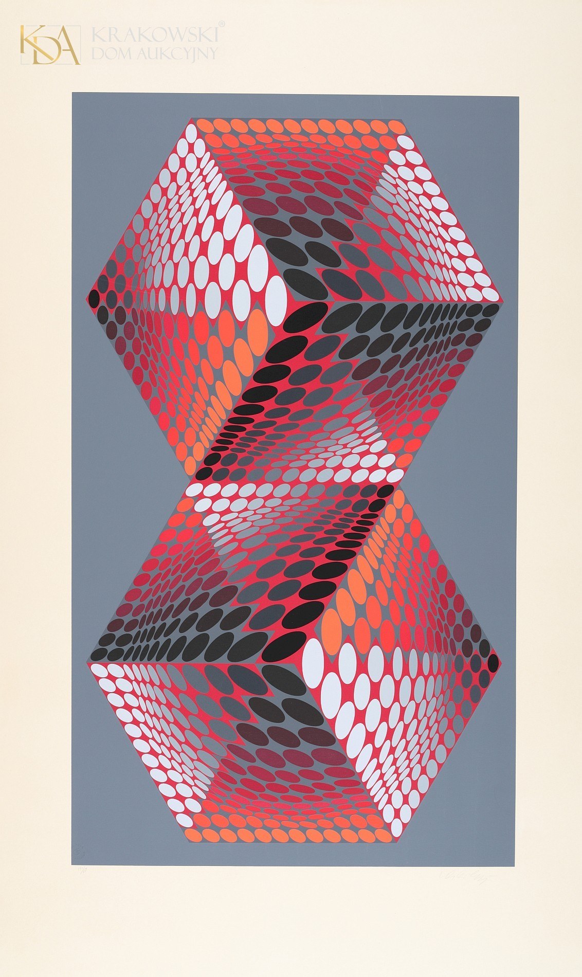 Victor VASARELY 1906 1997 Bi Tupa 1976 Aukcja Internetowa