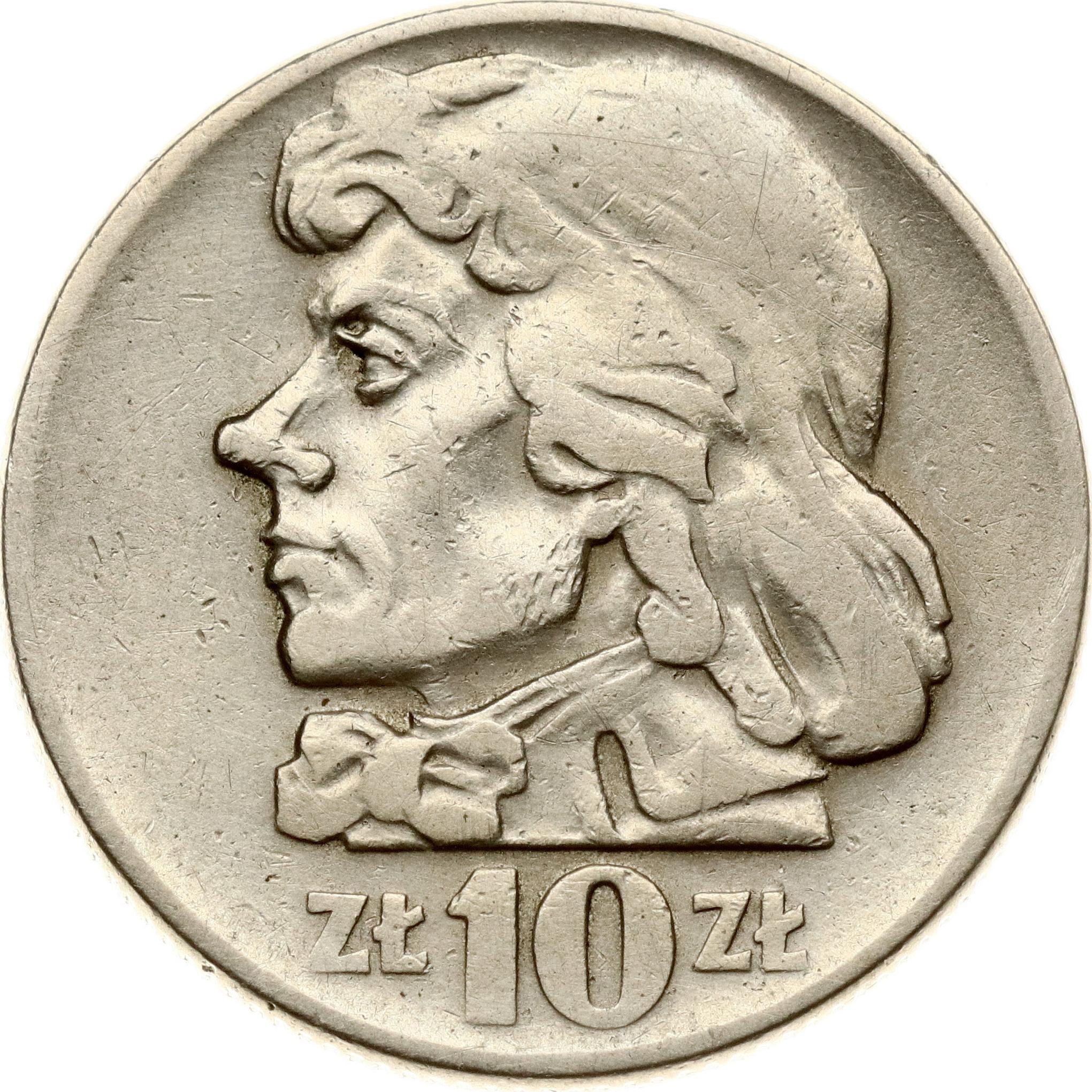 10 Zlotych 1959 Tadeusz Kosciuszko Aukcja Internetowa Licytacja