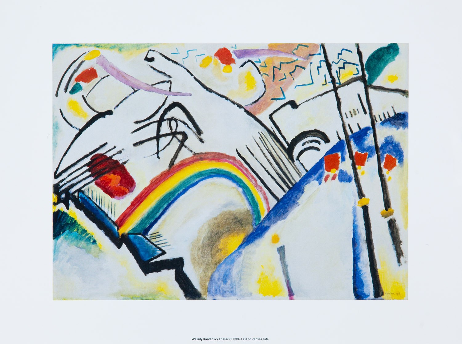 Proj By Wassily KANDINSKY 1866 1944 Cossacks Official Reprint By