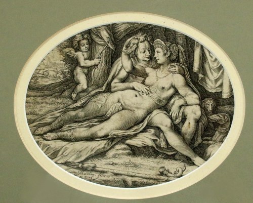 Venus i Adonis, 1599/1600, Jacob Matham