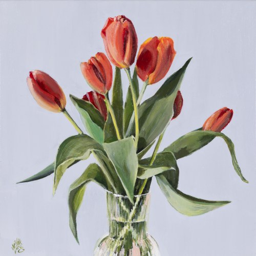 Czerwone tulipany, 2026, Magdalena Wilk