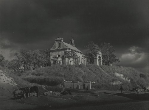 Przed burzą, Kościół św. Mikołaja w Lublinie, l. 50.., Tadeusz Chrzanowski