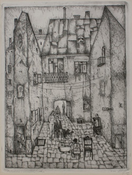 Podwórko, 1962, Leszek Rózga