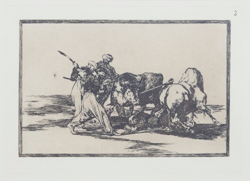Plansza 3 – Maurowie osiedlający się w Hiszpanii, Francisco Goya