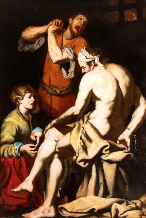 1634-1705), Józef interpretujący sny w więzieniu, Luca Giordano