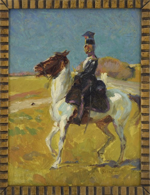 Jeździec na koniu, Franciszek Zajchowski