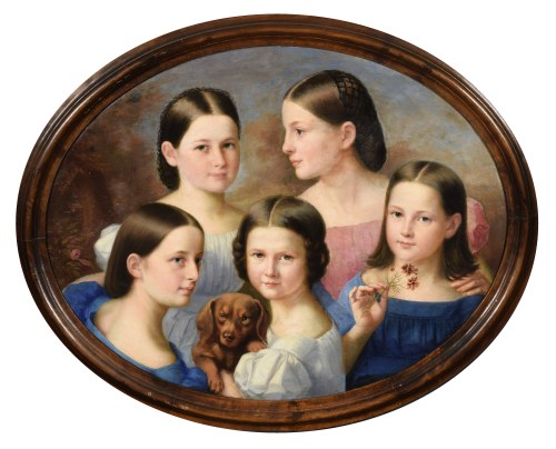 XIX w., Portret dzieci i pupila, Kaczyński