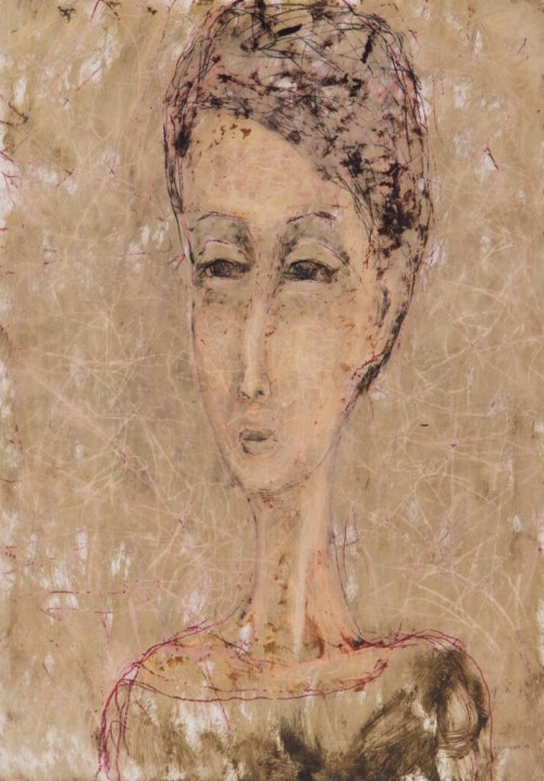 bez tytułu z cyklu Twarze, 2008, Iza Staręga