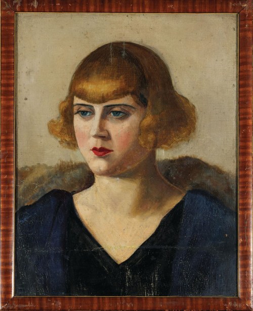 ok. 1930, Portret Damy