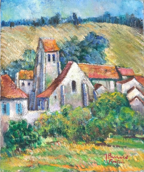 Pejzaż z południa Francji, Jeanne Besnard-Fortin