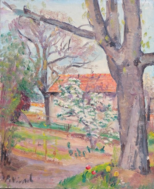 Wiosenny ogród, André Léon Vivrel