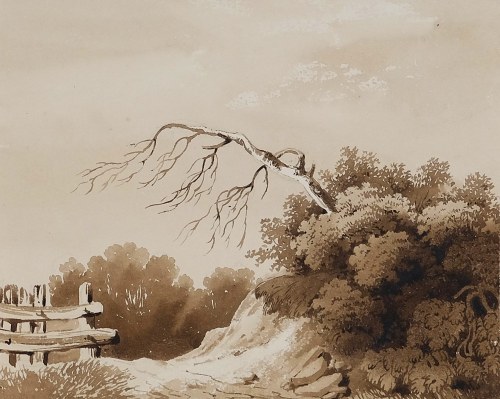 Krajobraz z drzewem, ok. 1820, James Duffield Harding