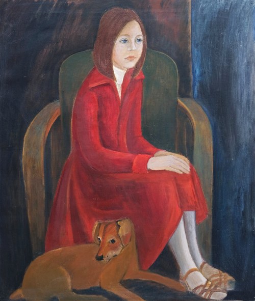 Portret pani z pieskiem, Lidia Kawulok