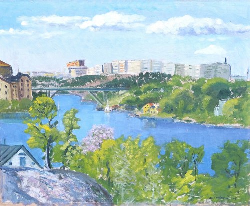 Widok na Kopenhagę, 1943, Dan Martin