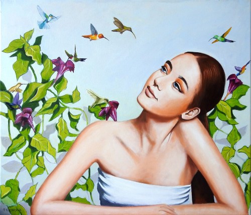 Anna i kolibry, 2026, Piotr Kluczewski