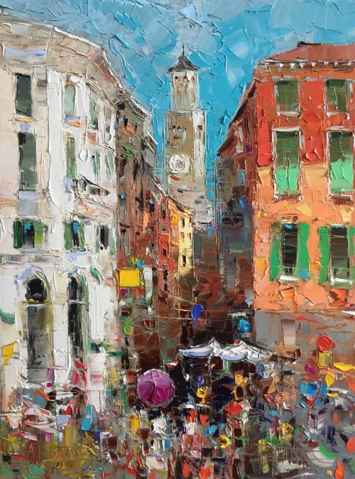 Torre dei Lamberti. Werona, Włochy, 2026, Aleksandra Rusakova
