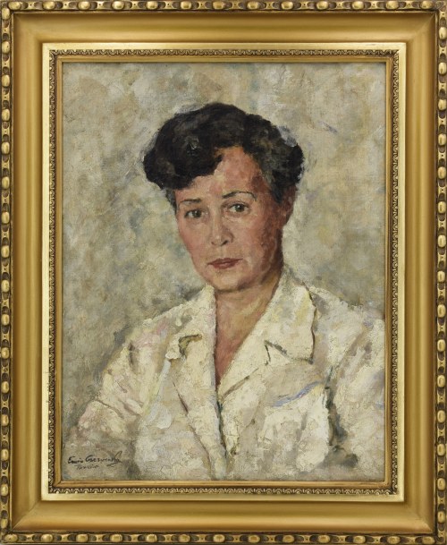Portret lekarki, lata 60., Erwin Czerwenka