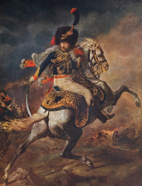 Oficer szaserów Wielkiej Armii, 1812, Theodore Gericault