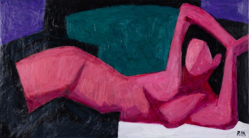 Nude in bed, 2026, Roman Maisei