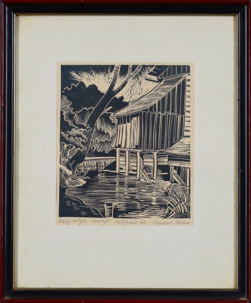 Stary młyn, Nałęczów, 1982, Ryszard Baloń