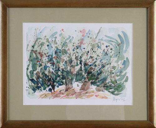 Pejzaż z drzewami, 2001, Daniel Wegner