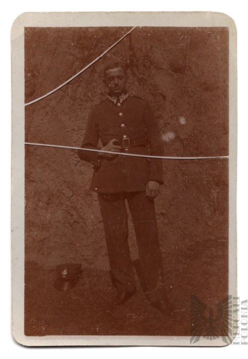 Rogatywka wz.19, II RP Fotografia Kaprala Zaleszczyki 1928 - Mundur wz.19