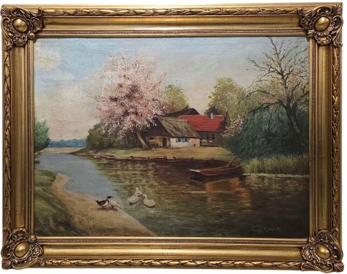 Pejzaż wiosenny, Henryk Grabiński