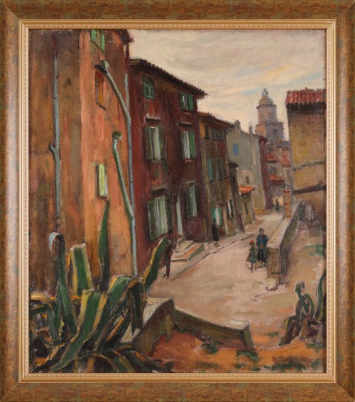 "Pejzaż z agawą", Abraham Neumann