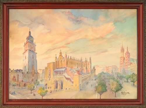 "Rynek Główny w Krakowie", Franciszek Turek