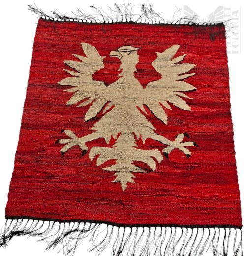 Orzeł, Kilim Patriotyczny z Wizerunkiem Orła Polskiego bez Korony