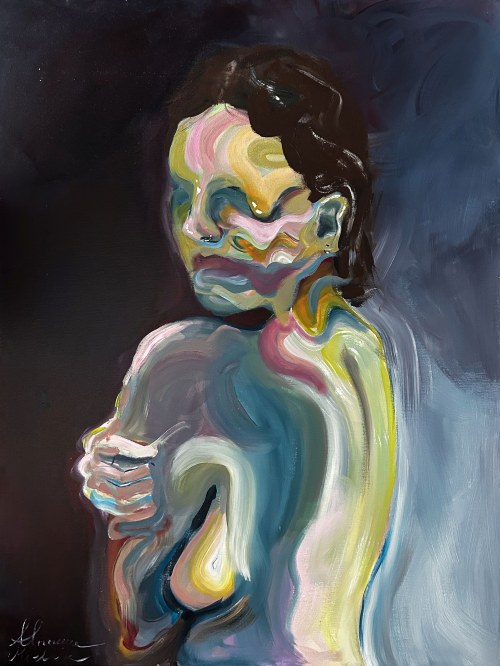 Nieistniejący autoportret, 2024, Adrianna Mielnik