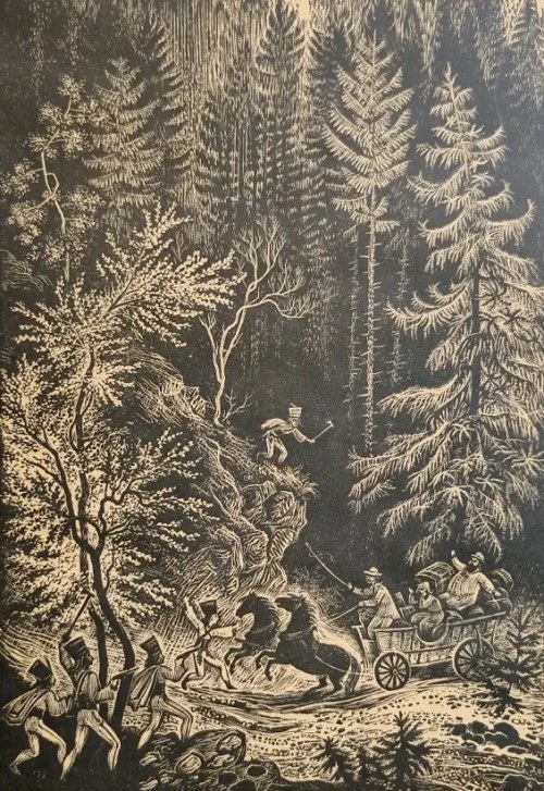 Napad zbójników, 1951 r., Zofia Fijałkowska