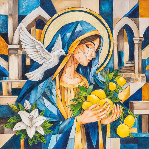 Madonna del Mistero Dorato, 2026, Aleksandra Elizabethe Wojtysiak