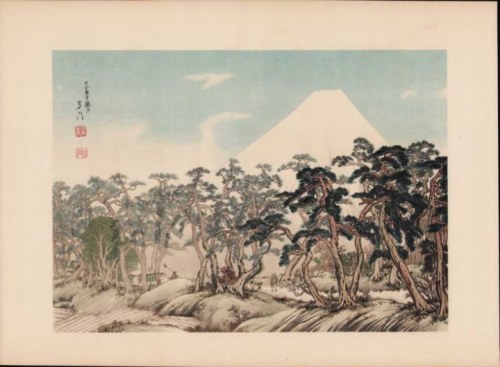 Góra Fudżi i Ōishi Yoshitaka”, 1920 r., Yamauchi Tamon
