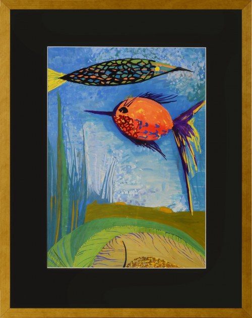 Pejzaż wodny II, 1965, Gertruda Kuziemska-Wilczopolska