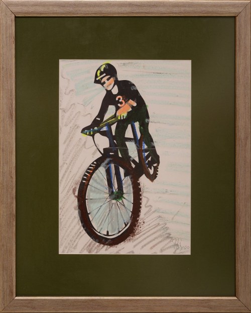 Rowerzysta, 2000, Świątkowski Jerzy