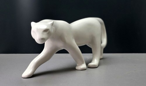 Jihokera (Lata 60 XX wieku / Brusel ), Unikatowa Figurka „Pantera” - projekt M. Smutný