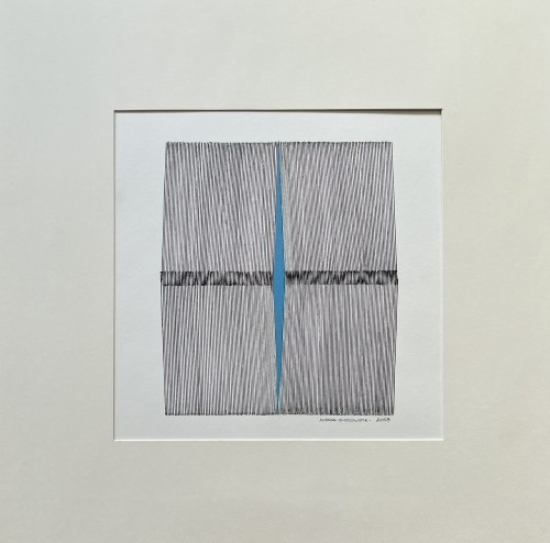 bez tytułu, rysunek na papierze, 31x31 cm, 2003, Wanda Gołkowska
