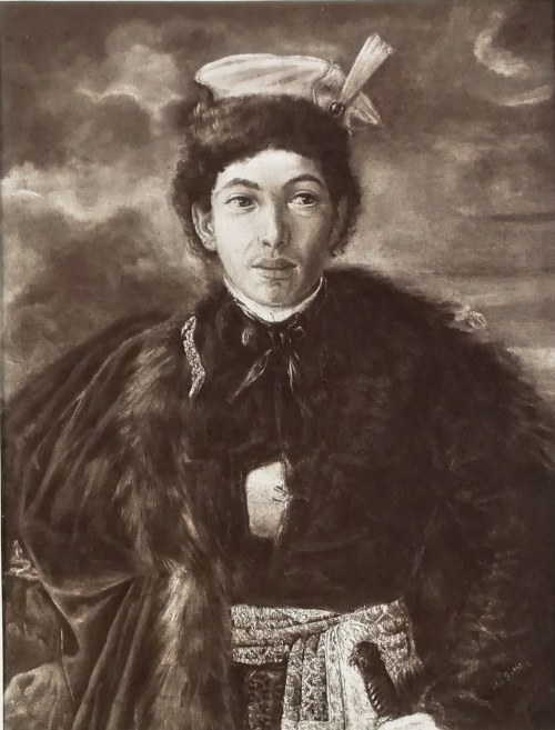 Autoportret artysty w polskim stroju, Maurycy Gottlieb