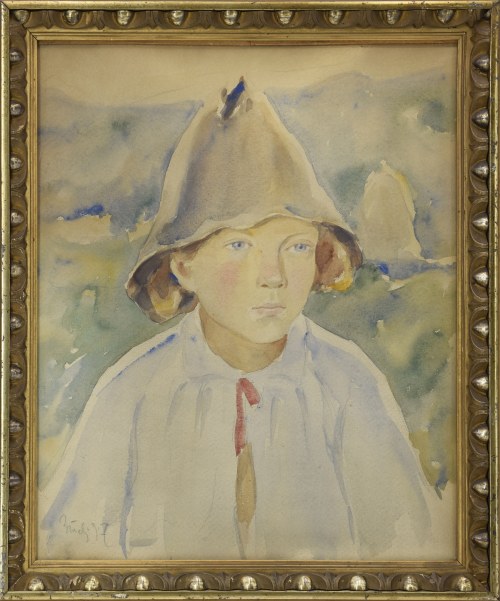 Portret chłopca, 1917, Włodzimierz Błocki