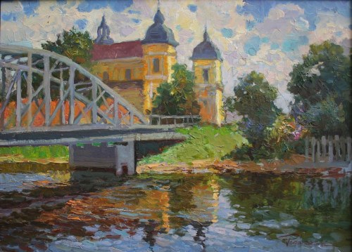 Pejzaż z mostem, Jerzy Pogorzelski
