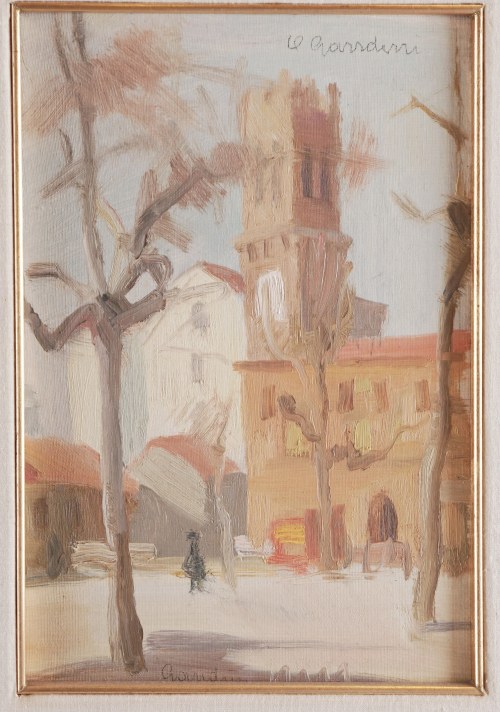 Gino Gandini (Reggio Emilia 1912–2002) – Suzzara zimą, 1965, Gino Gandini