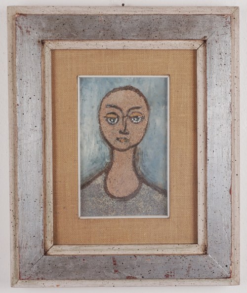 Gin Torres (Cagliari 1921 – ?) – „Twarz kobiety”, 1975, Gin Torres
