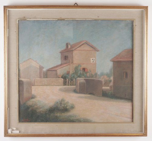 Dino Villani (Nogara 1898 – Mediolan 1989) – Trzy mosty, 1932, Dino Villani